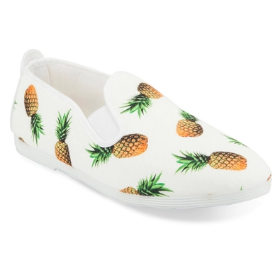 Slipper Flossy Prints Frassy Weiß
