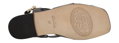 Fred de la Bretoniere Women Gitel Cross Sandal Crust Dark Brown | Etrias.nl