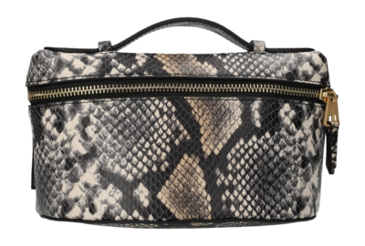Fred de la Bretoniere Women Lori Crossbody Snake Black/White