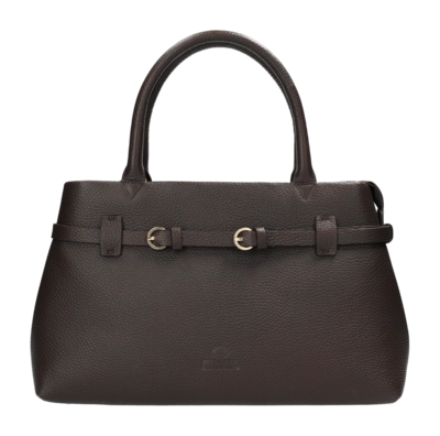 Fred de la Bretoniere Women Mae Handbag Grain Dark Brown