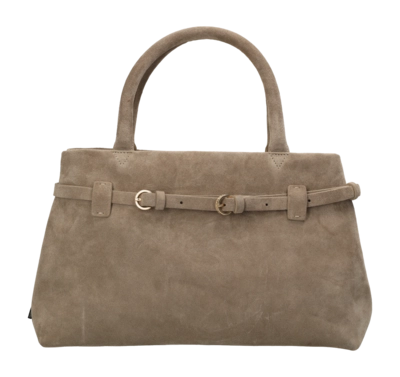 Fred de la Bretoniere Women Mae Handbag Suède Taupe