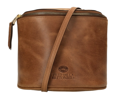 Fred de la Bretoniere Women Marianneke Crossbody Vachetta Cognac