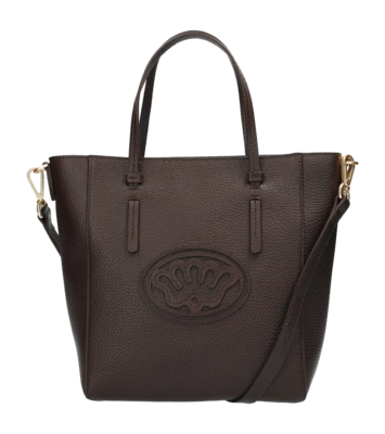 Fred de la Bretoniere Women Peggy Handbag Grain Dark Brown