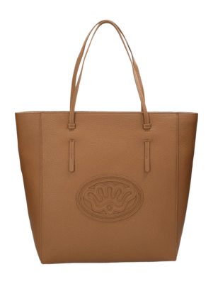 Fred de la Bretoniere Women Peggy Shopper Grain Light Cognac