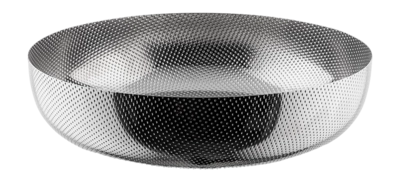 Alessi 826/24 Corbeille Ronde à Fil En Acier Brillant 24 Cm - Design Italien Élégant