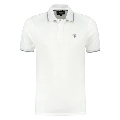 Polo Shirt Tenson Men Functional QD Polo White