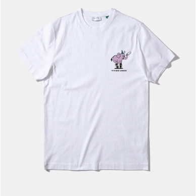 T-shirt Edmmond Studios Men Futuros Amigos Blanc