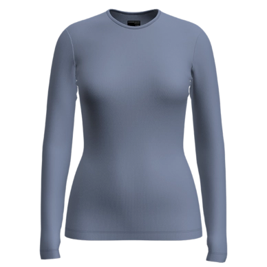 Ondershirt Icebreaker Women 175 Everyday LS Crewe Kyanite