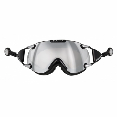 Skibril Casco FX70 Carbonic Black Silver (Medium)