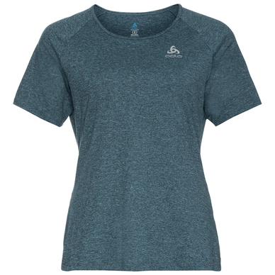 Sporthemd Odlo SS Crew Neck Run Easy 365 Women Reef Waters Melange