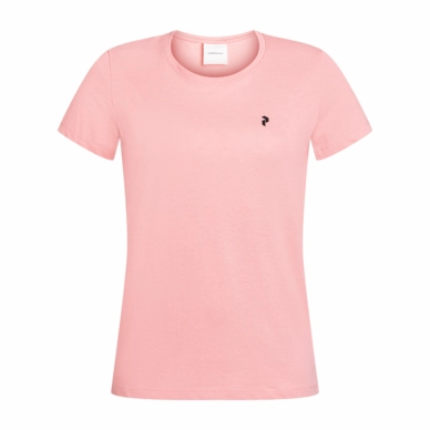 T-Shirt Peak Performance Women Outdoor Logo Tee Warm Blush
