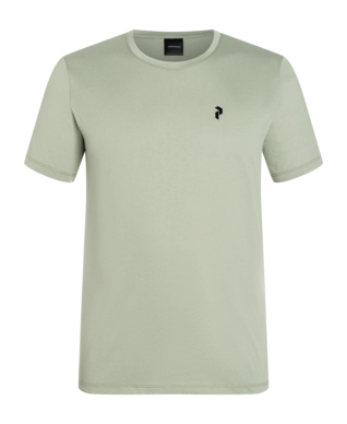 T-Shirt Peak Performance Men Outdoor Logo Tee Limit Green