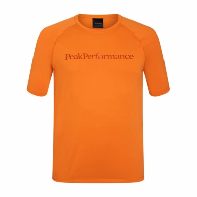 T-Shirt Peak Performance Active Tee Herren Orange Flare