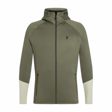 Jacke Peak Performance Rider Mid Zip Hood Herren Pine Needle Limit Green