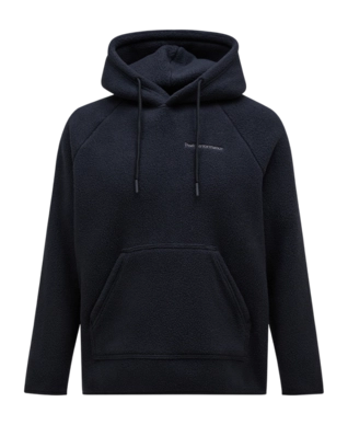 Jumper Peak Performance Men Fleece Hood Black