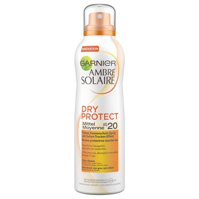 Zonnebrand Spray Garnier Ambre Solaire Factor 20 Dry Protect