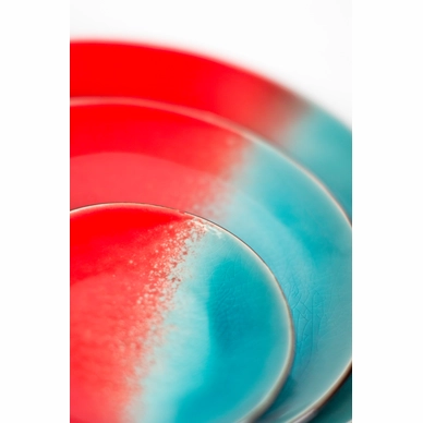 Coupebord Gastro Red blue Rond 20 cm (4-delig)