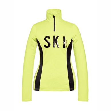 Ski Sweatshirt Goldbergh Women Hila Neon Yellow