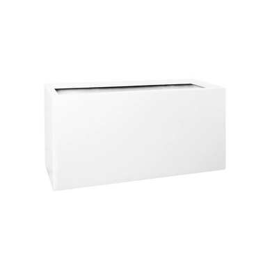 Flower Pot Pottery Pots Essential Jumbo Jort L Glossy White 120 x 45 x 60 cm