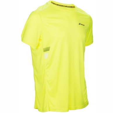 T-shirt de Tennis Babolat Core Flag Club Tee Men Aero Yellow
