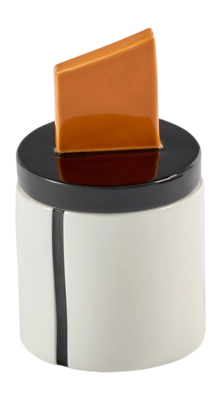 Geurkaars Serax S Black Orange Candela 02 White