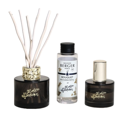 Geurstokjes Set Maison Berger Lolita Lempicka Sticks 80ML + Roomspray 50ml Noir