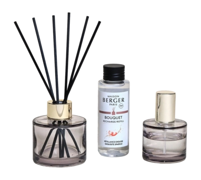 Geurstokjes Set Maison Berger Rosalie Sticks 80ML + Roomspray 50ml Pétillance Exquise