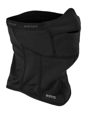 Gezichtsmasker Ziener Kids Iakovo Z Ws Mask Junior Black WINDSTOPPER