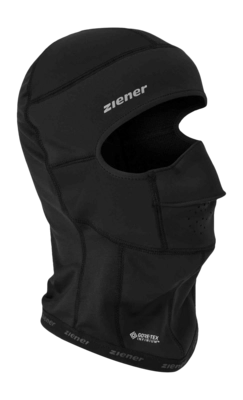 Gezichtsmasker Ziener Kids Iquito Z Ws Mask Black Junior WINDSTOPPER