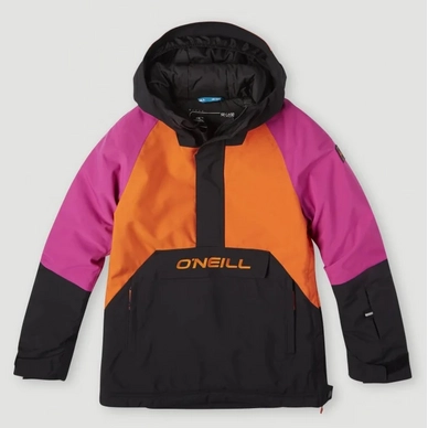 Ski jas O'Neill Girls O'Riginals Anorak Fuchsia Red Colour Block