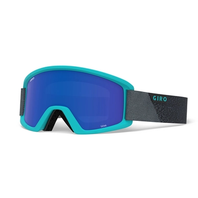 Skibril Giro Semi Grey / Glacier Peak Grey Cobalt / Yellow