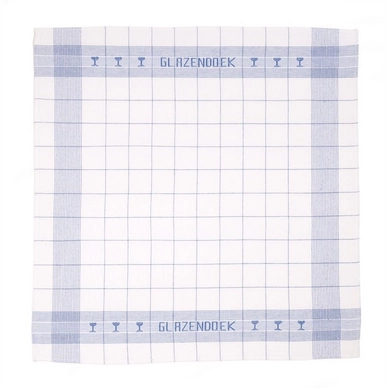 Theedoeken Vespo Glazendoek Blauw (Set van 6)