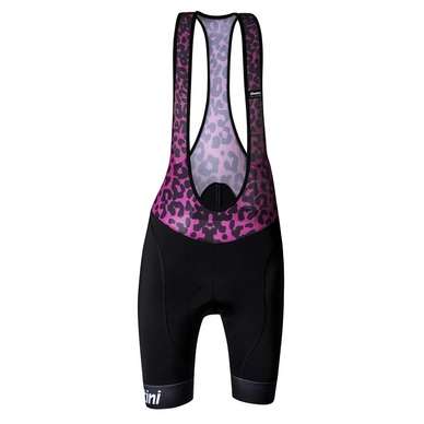 Fietsbroek Santini Gold Aero Bib-Shorts Gil Pad Purple