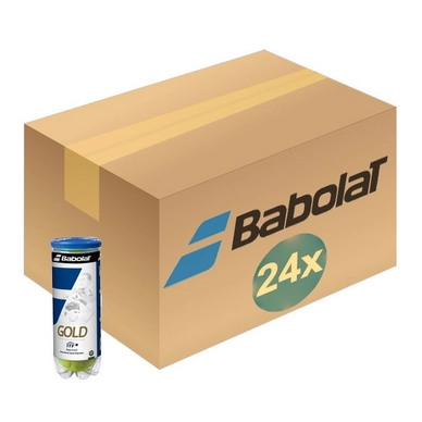 Tennisbälle Babolat Gold Pet (Box mit 24 x 3)