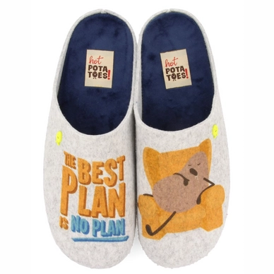 Pantoffel Hot Potatoes Men Gramais Grey