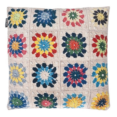 Sierkussenhoes SNURK Granny White (50x50cm)