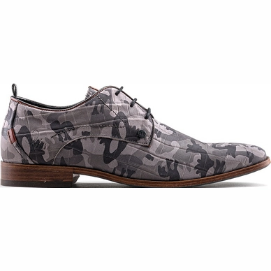 Rehab Men Greg Nub Croco Army Dark Grey