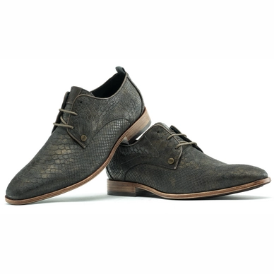 Rehab Men Greg Snake Camo Dark Grey