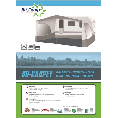 Tent Carpet Bo-Camp Grey (2,5 x 2 m)