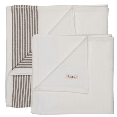 Multidoek Koeka Avola Stone White Hydrofiel (2-delig)
