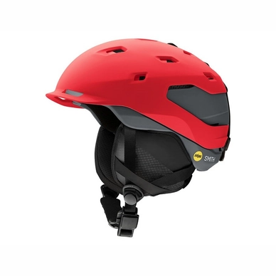 Skihelm Smith Quantum Mips Matte Fire Charcoal