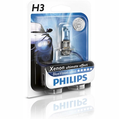 Autolampen Philips H3 BlueVision Ultra