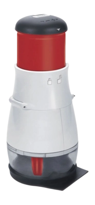 Tritatutto manuale Zyliss Easy Zick Zick 2, A pressione, Bianco / Rosso
