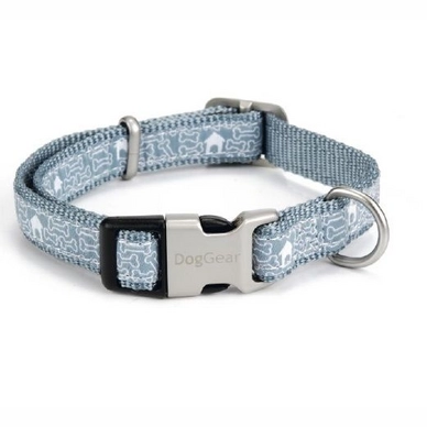 Halsband Beeztees Bones Blauw