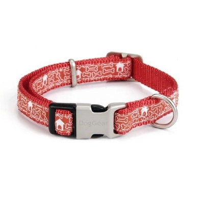 Halsband Beeztees Bones Rood