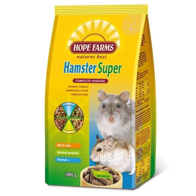 Hamster Voeding Hope Farms Super 1 kg