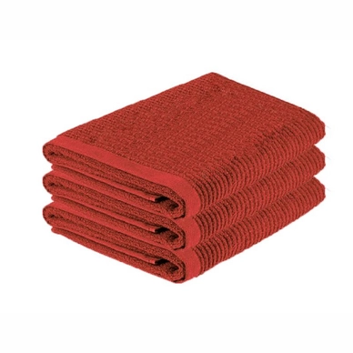 Badhanddoek Playwater Peach (set van 3)