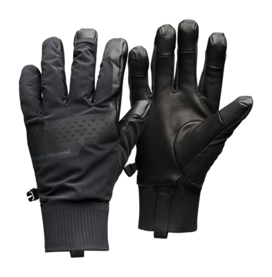 Handschoen Black Diamond Unisex Alpine Softshell Gloves Black PrimaLoft Gold Cross Core