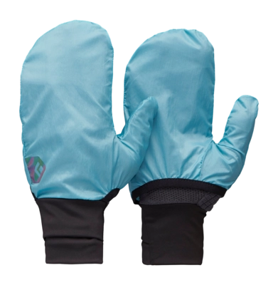Handschoen Black Diamond Unisex Distance Series Carbon/Glacier Deploy Wind Hood Gloves DWR