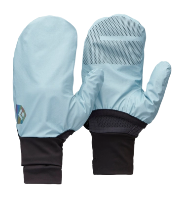 Handschoen Black Diamond Unisex Distance Series Carbon/Glacier Gridtech Storm Hood Gloves Gridfleece